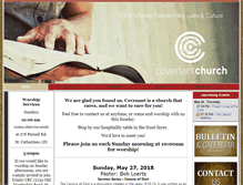 Tablet Screenshot of covenant-church.ca