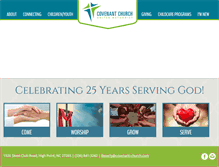 Tablet Screenshot of covenant-church.com